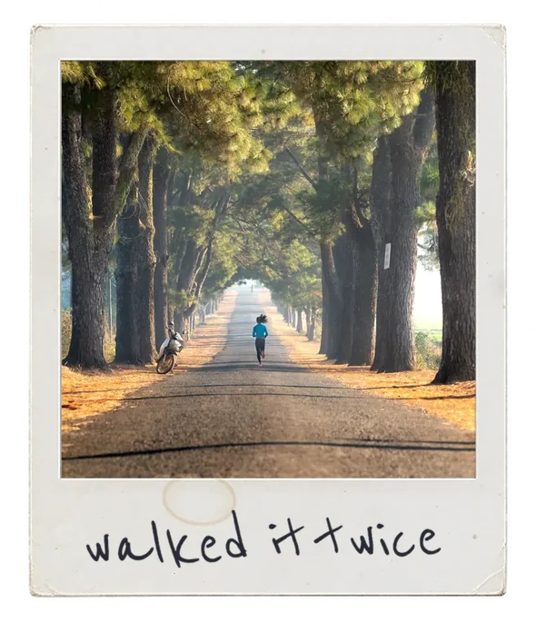 walked it twice